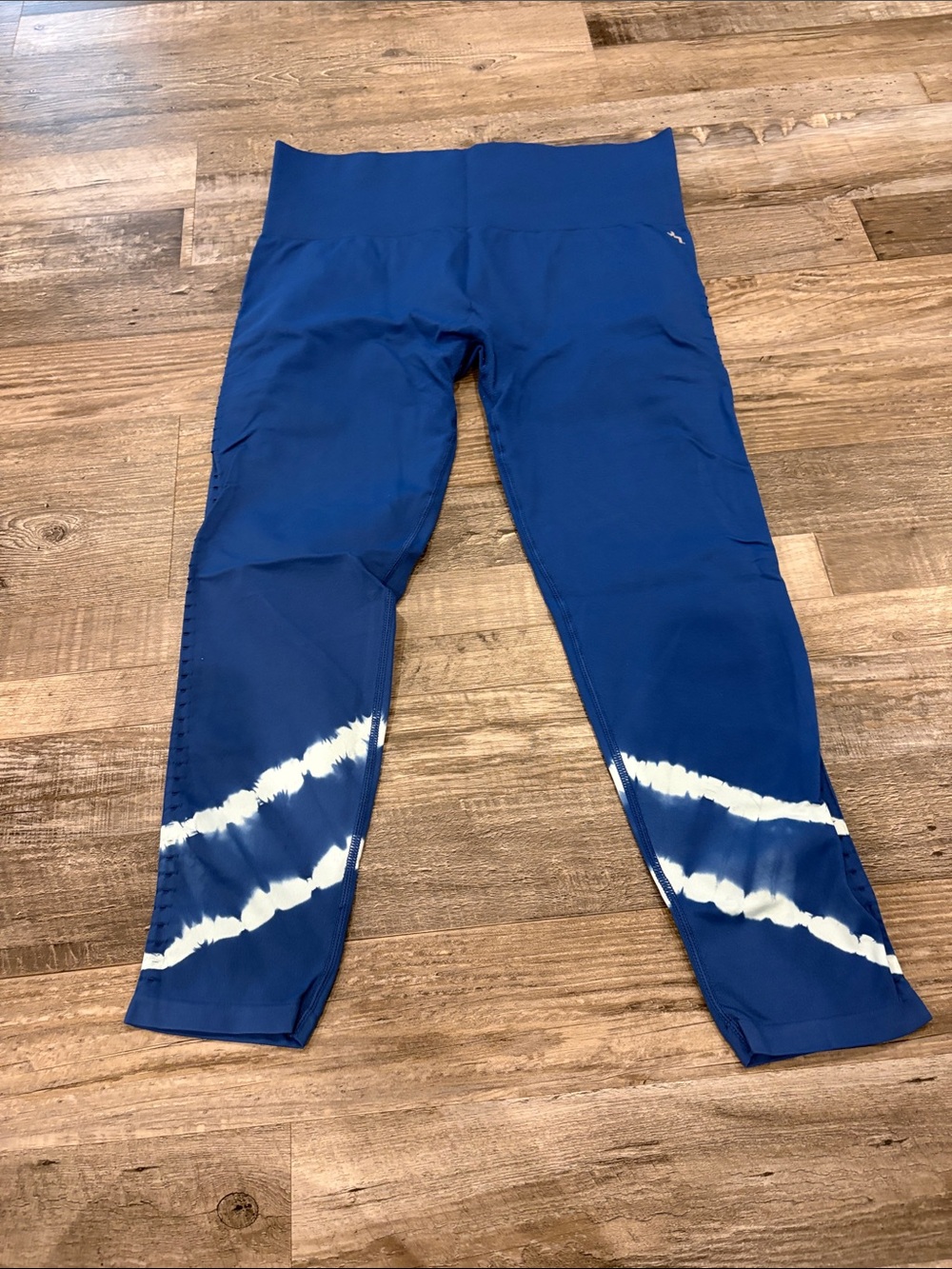 JoyLab Blue Tie-Dye Capri Leggings